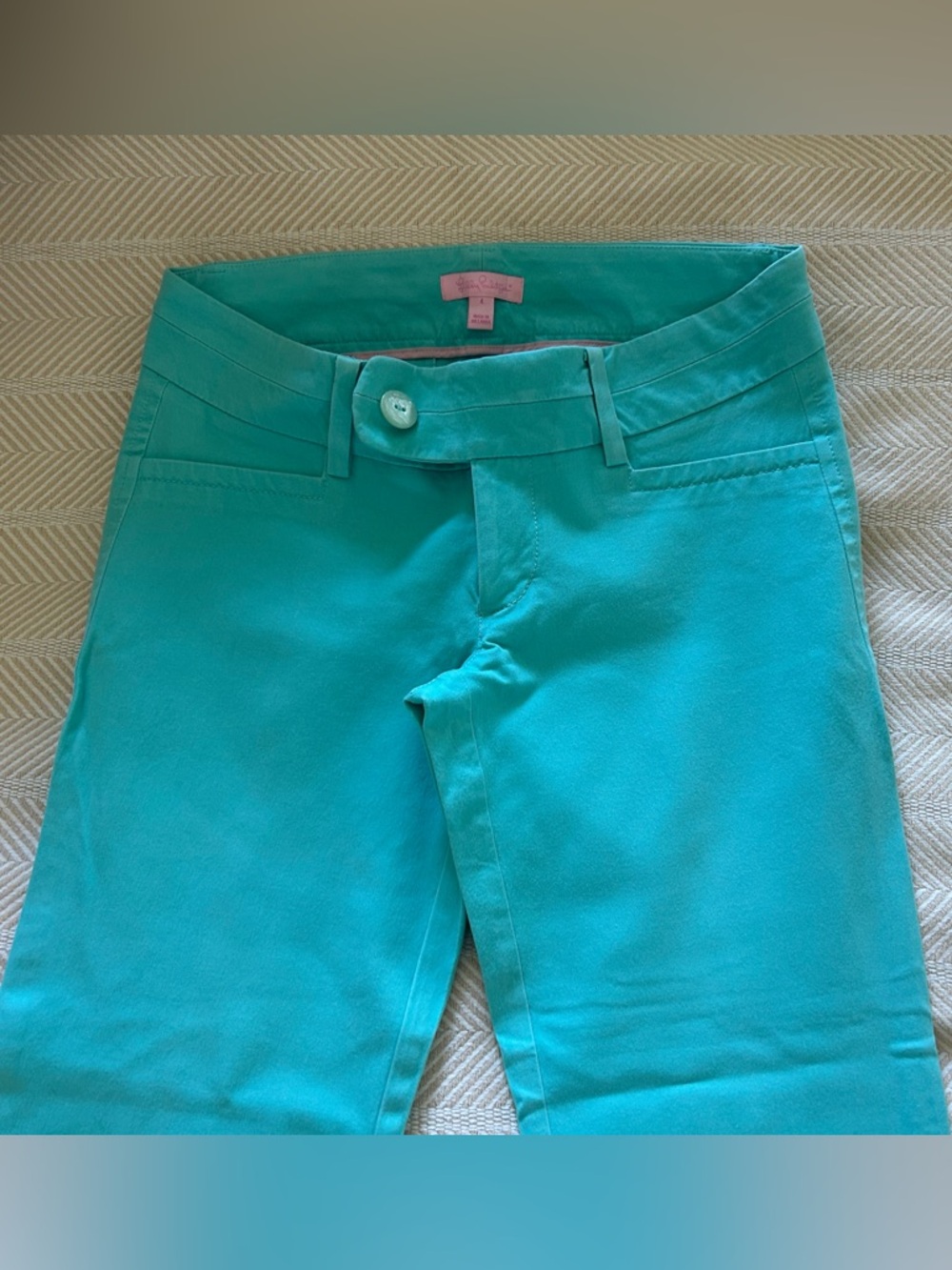 Lilly Pulitzer Teal Bermuda Shorts